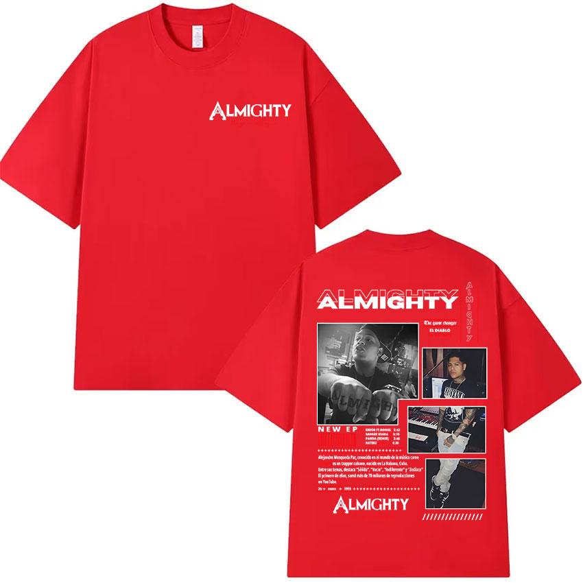Rapper Almighty Album 2025 Graphic Tshirt Unisexs Clothing Fashion Short Sleeve T Shirt Unisex Hip Hop Oversized Cotton Tshirts S
Rapper Almighty Album 2025 Graphic Tshirt Unisexs Clothing Fashion Short Sleeve T Shirt Unisex Hip Hop Oversized Cotton Tshirts S