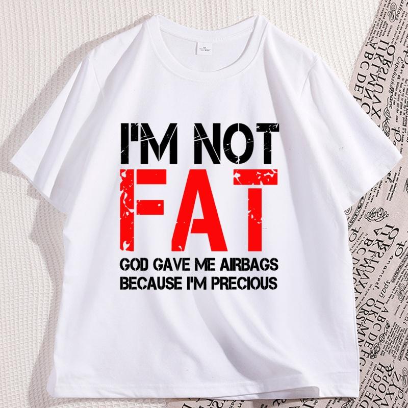 Im Not Fat T Shirt Funny Sarcastic Humor TShirt Body Positivity Tee Unisex Graphic Printed T Shirts Round Neck Basic Tees Tops 3XL
Im Not Fat T Shirt Funny Sarcastic Humor TShirt Body Positivity Tee Unisex Graphic Printed T Shirts Round Neck Basic Tees Tops 3XL