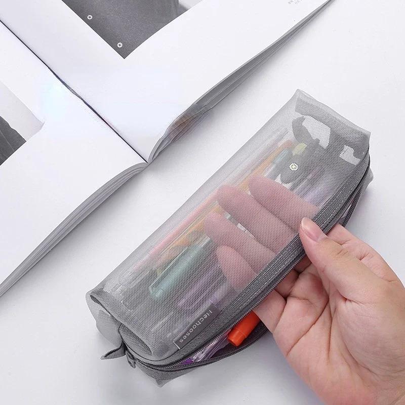 Rectangle Three-dimensional Large Capacity Storage Bags Mesh Nylon Brushes Lipstick Makeup Organizer Bags Stationery Pens Bags
Rectangle Three-dimensional Large Capacity Storage Bags Mesh Nylon Brushes Lipstick Makeup Organizer Bags Stationery Pens Bags