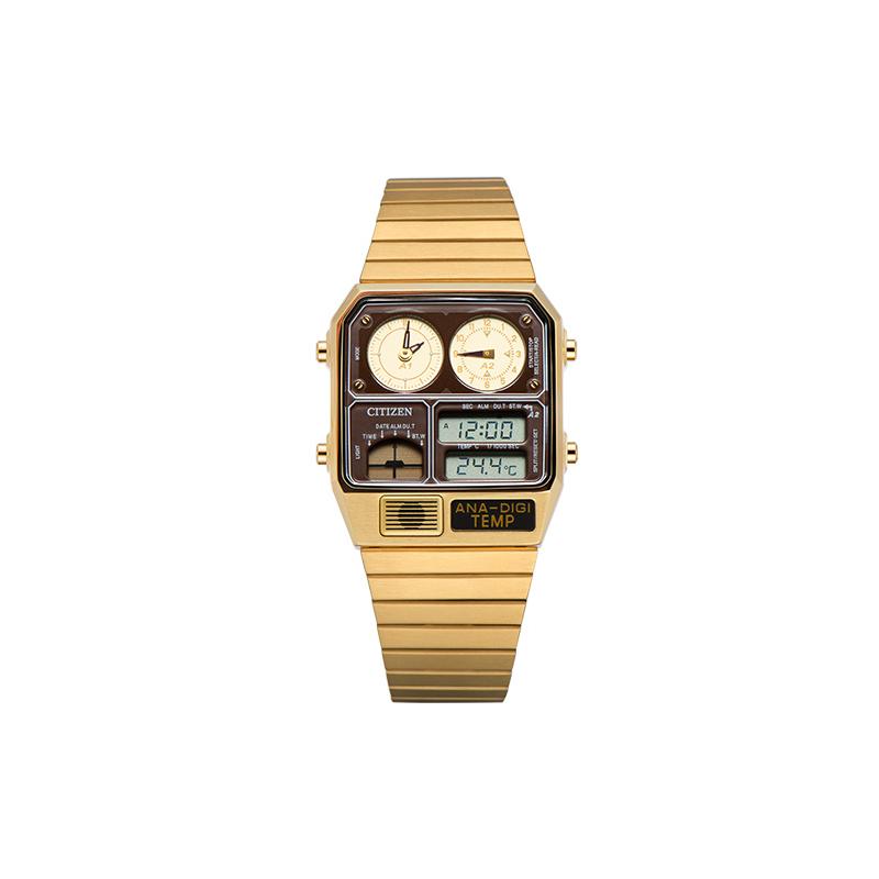 CITIZEN ANA-DIGI Quartz Steel Strap Unisex model Brown dial JG2103-72X золотий
CITIZEN ANA-DIGI Quartz Steel Strap Unisex model Brown dial JG2103-72X золотий