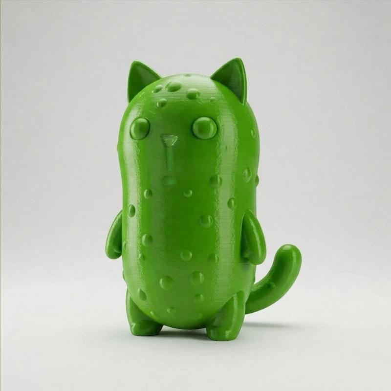 Pickle Cat The Ultimate Desk Buddy 3D Printed Pickle Cat Decoration Funny Emotional Support Toy, Desk Decoration For Solenies зелёный
Pickle Cat The Ultimate Desk Buddy 3D Printed Pickle Cat Decoration Funny Emotional Support Toy, Desk Decoration For Solenies зелёный