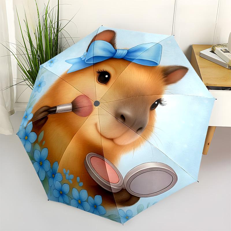 1pc Hamster Blush Automatic Opening/Closing Folding Umbrella with 8 Ribs,Windproof Portable Sunshade Umbrella Holiday gift yy260401007
1pc Hamster Blush Automatic Opening/Closing Folding Umbrella with 8 Ribs,Windproof Portable Sunshade Umbrella Holiday gift yy260401007