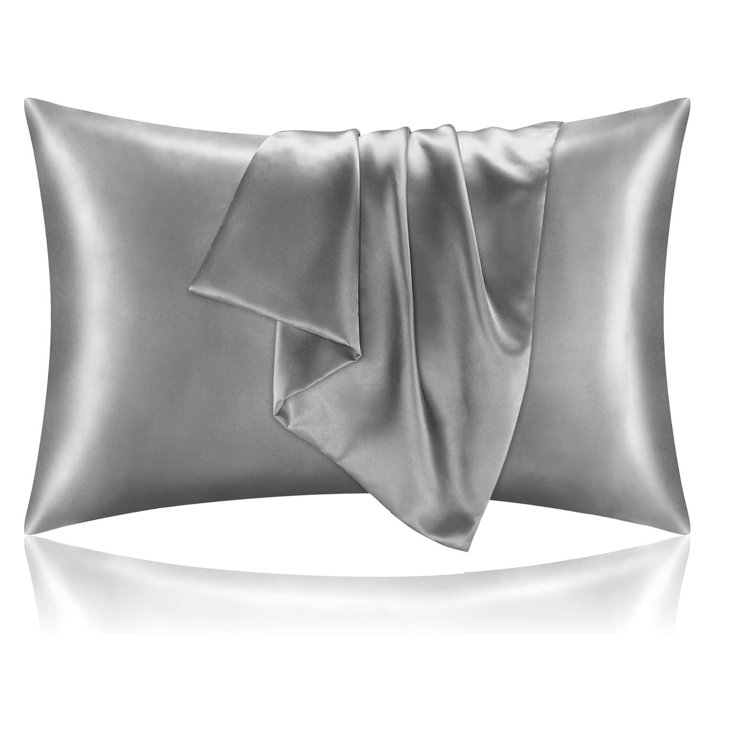 Pillowcases Set of 2, Luxurious and Silky Pillow cases with Envelope Closure, Gift for Women Men 51×66cm срібний
Pillowcases Set of 2, Luxurious and Silky Pillow cases with Envelope Closure, Gift for Women Men 51×66cm срібний