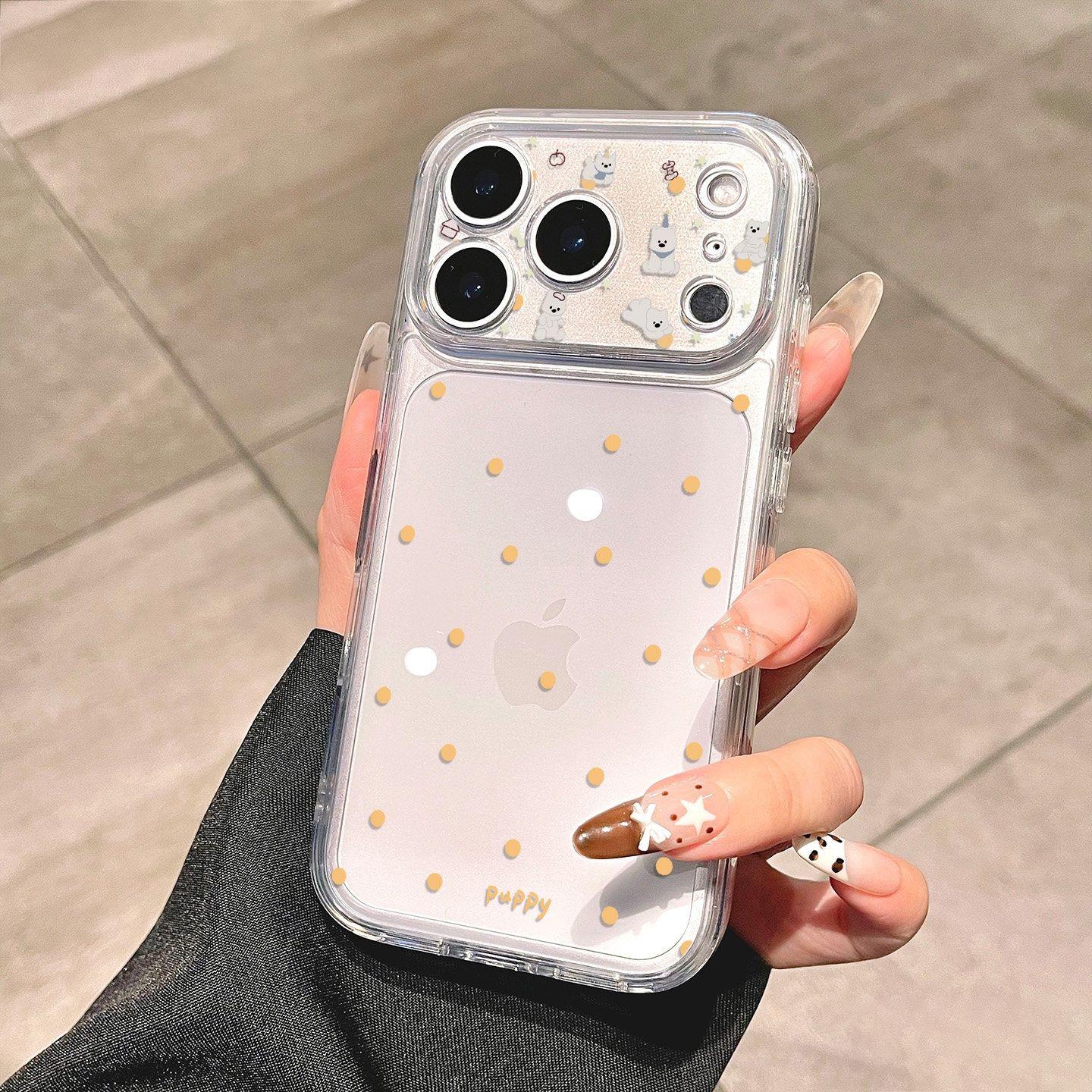 Polka Dot Apple iPhone Case: West Highland Soft Cover, Precise Holes, Fits Models 11/14/15/16Pro/17Pro Max, Cartoon Design. Apple 15
Polka Dot Apple iPhone Case: West Highland Soft Cover, Precise Holes, Fits Models 11/14/15/16Pro/17Pro Max, Cartoon Design. Apple 15