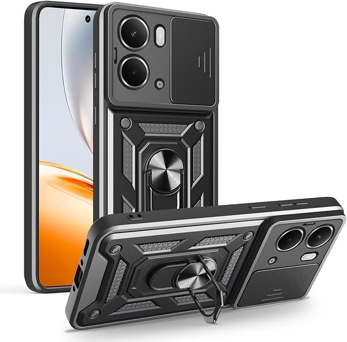 Case For Realme 14 5G Military Grade Protection Phone Slide Camera Cover For Realme 14T Fundas realme 14 5G чорний
Case For Realme 14 5G Military Grade Protection Phone Slide Camera Cover For Realme 14T Fundas realme 14 5G чорний