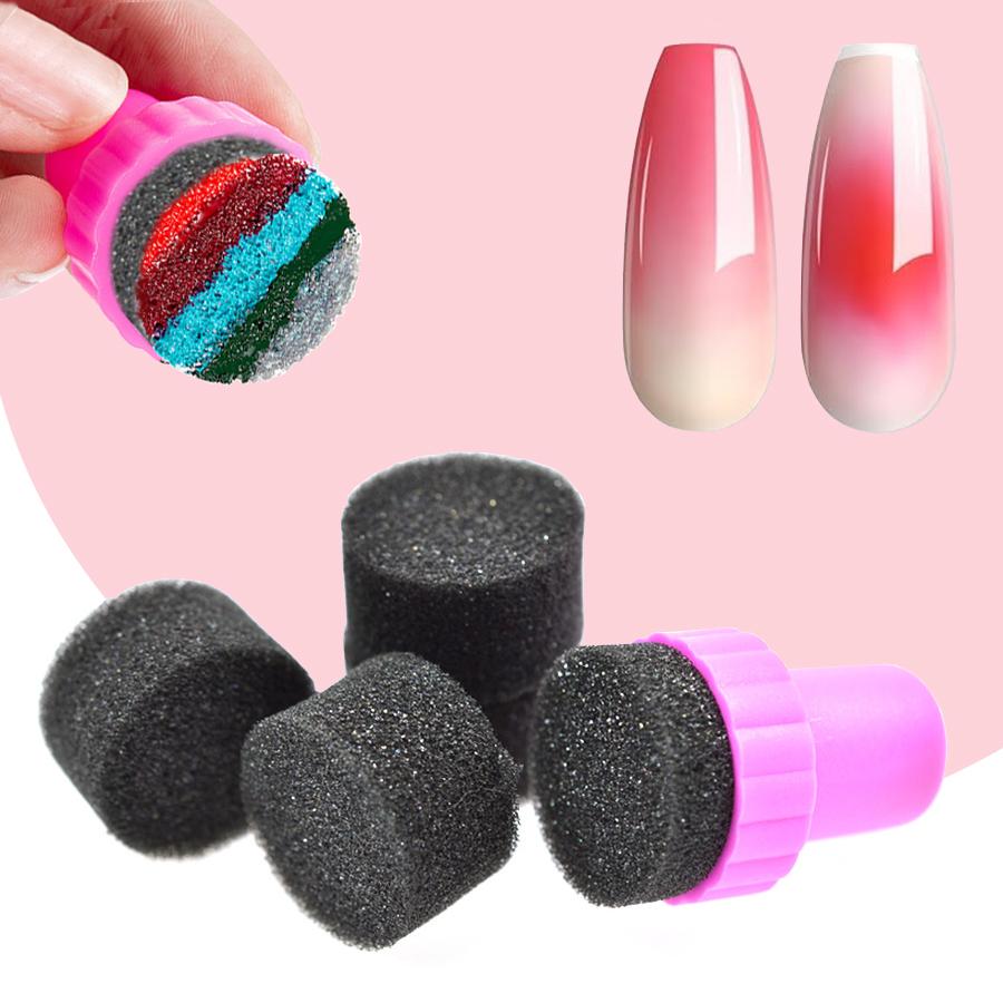 Gradient Nail Art Sponge Stamper Set, with 5 Replacement Sponge Heads, for Ombre Gradient Nail Art Decoration
Gradient Nail Art Sponge Stamper Set, with 5 Replacement Sponge Heads, for Ombre Gradient Nail Art Decoration