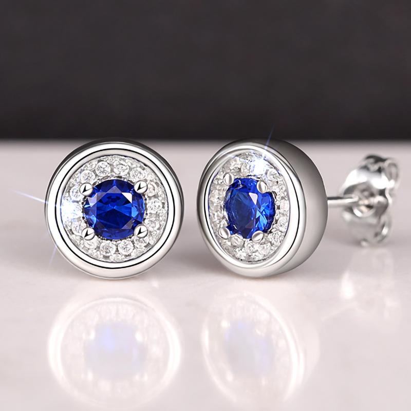 2026 new blue zircon sparkling earrings, elegant and luxurious style, personalized classic round Zircon accessories wholesale Copper
2026 new blue zircon sparkling earrings, elegant and luxurious style, personalized classic round Zircon accessories wholesale Copper