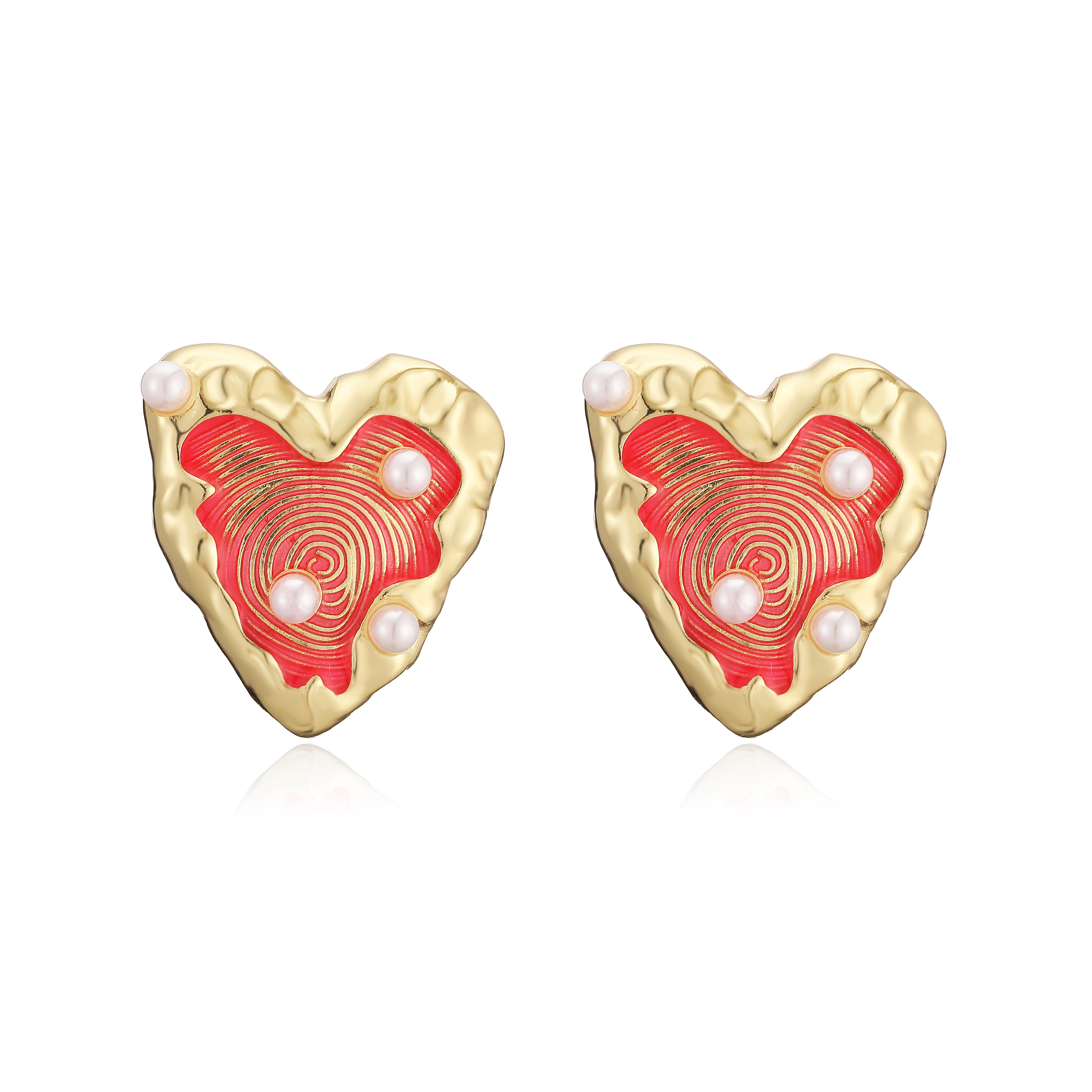 Heart-Shaped Threaded Imitation Pearl Vintage Enamel Drip-Glaze Charm Earrings/Necklace for Women – Mix Match Jewellery
Heart-Shaped Threaded Imitation Pearl Vintage Enamel Drip-Glaze Charm Earrings/Necklace for Women – Mix Match Jewellery