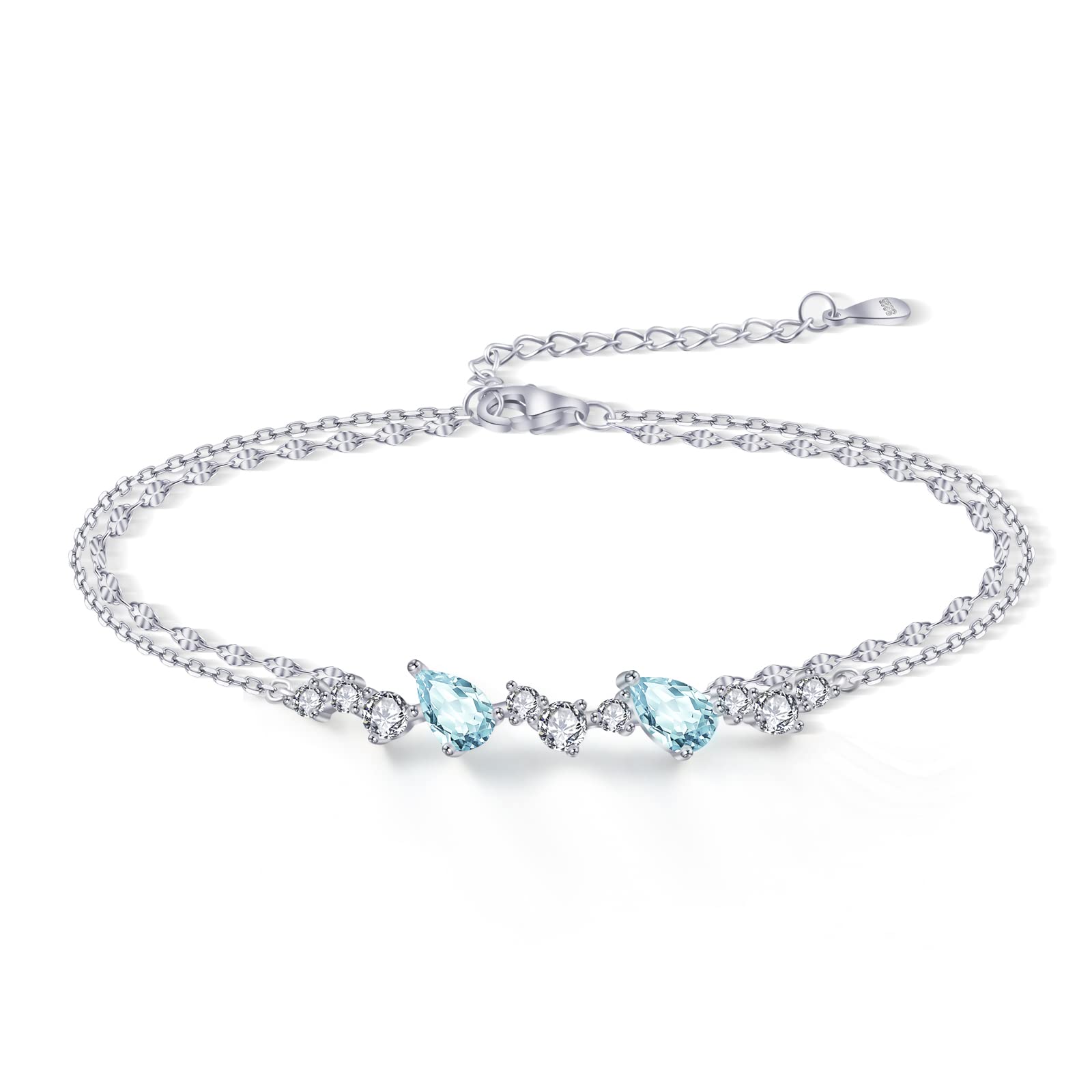 Bracelet for 925 Hypoallergenic to 2 March White Women FH.bird Women, Popular, Silver, Metal, Strands, Simple, Birthstone, Anniversary, Day, аквамарин
Bracelet for 925 Hypoallergenic to 2 March White Women FH.bird Women, Popular, Silver, Metal, Strands, Simple, Birthstone, Anniversary, Day, аквамарин