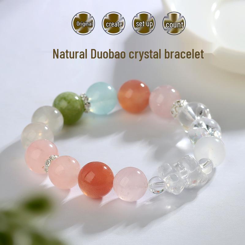 Natural Multi-Crystal Bear Bracelet: Fresh, Cute, and Original Women s Beaded Jewelry
Natural Multi-Crystal Bear Bracelet: Fresh, Cute, and Original Women s Beaded Jewelry