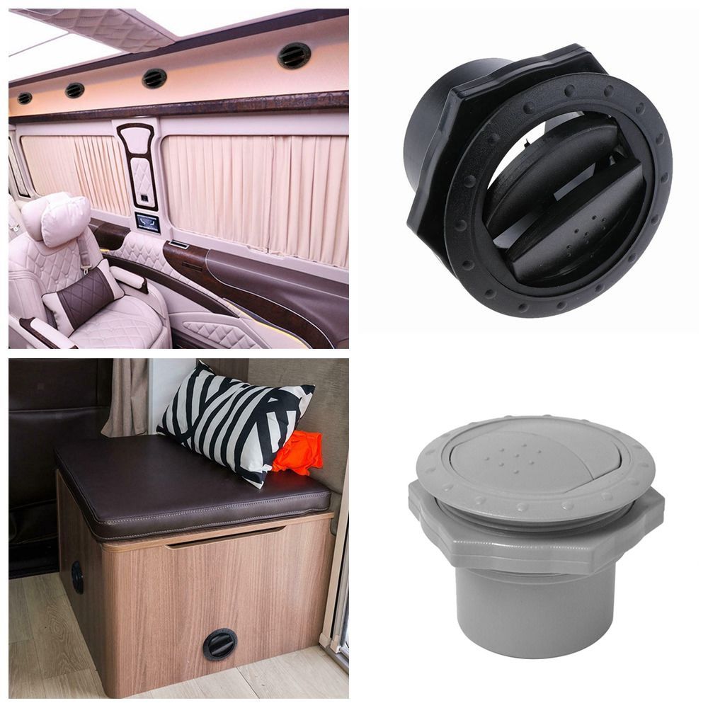 For RV Buses Air Conditioning Supplies Round Air Vents Air Outlet A/C Ventilation Grille Vent Cover чорний
For RV Buses Air Conditioning Supplies Round Air Vents Air Outlet A/C Ventilation Grille Vent Cover чорний
