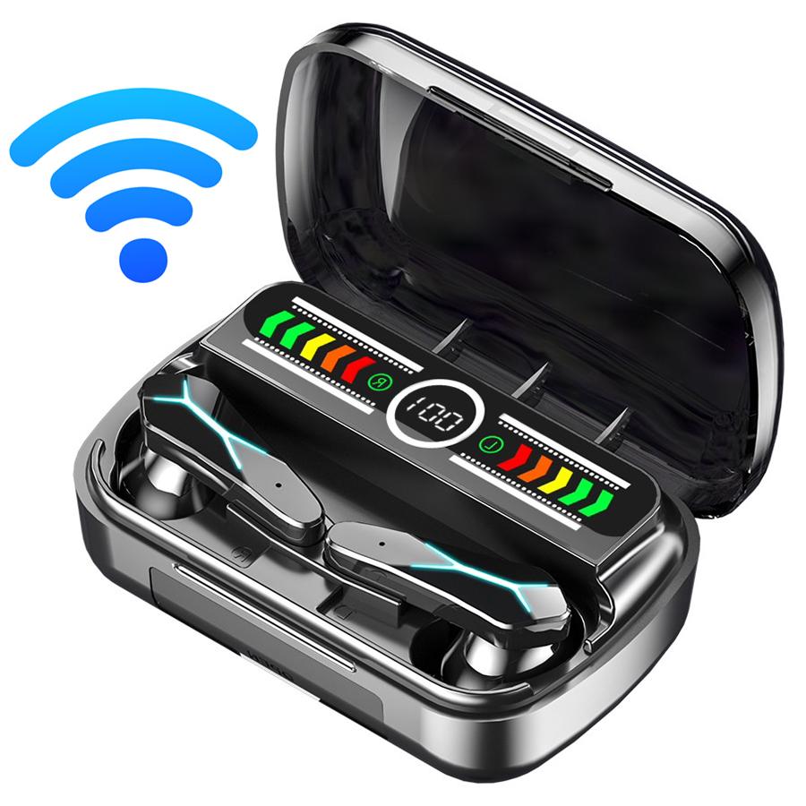M12 True Wireless Bluetooth 5.3 Наушники со светодиодным дисплеем сенсорным управлением Игровая гарнитура Шумоподавляющие наушники с зарядным чехлом 2000mAh
M12 True Wireless Bluetooth 5.3 Наушники со светодиодным дисплеем сенсорным управлением Игровая гарнитура Шумоподавляющие наушники с зарядным чехлом 2000mAh