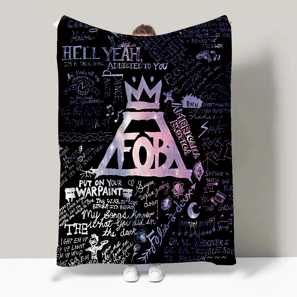 F-Fall Out Boy Band Blanket Design Lightweight For Dorms, Naps, Living Room, Office,Sofa,All-Season 75cmx90cm
F-Fall Out Boy Band Blanket Design Lightweight For Dorms, Naps, Living Room, Office,Sofa,All-Season 75cmx90cm