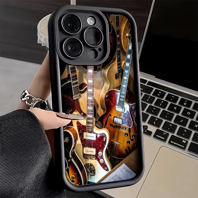 Guitar Retro Rock Music Phone Case for iPhone 16 17 Air 16E 15 Pro Max 14 Plus 13 12 Mini Capa Soft Shell Silicone Funda iPhone17Pro
Guitar Retro Rock Music Phone Case for iPhone 16 17 Air 16E 15 Pro Max 14 Plus 13 12 Mini Capa Soft Shell Silicone Funda iPhone17Pro
