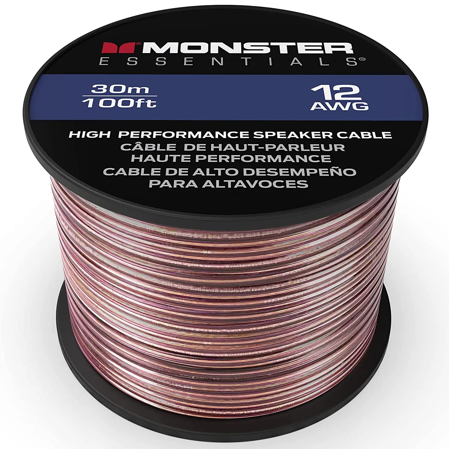 Monster Speaker 12 1 Cable, Gauge, Roll, 30.48m (100ft) ME-S12-30M
Monster Speaker 12 1 Cable, Gauge, Roll, 30.48m (100ft) ME-S12-30M