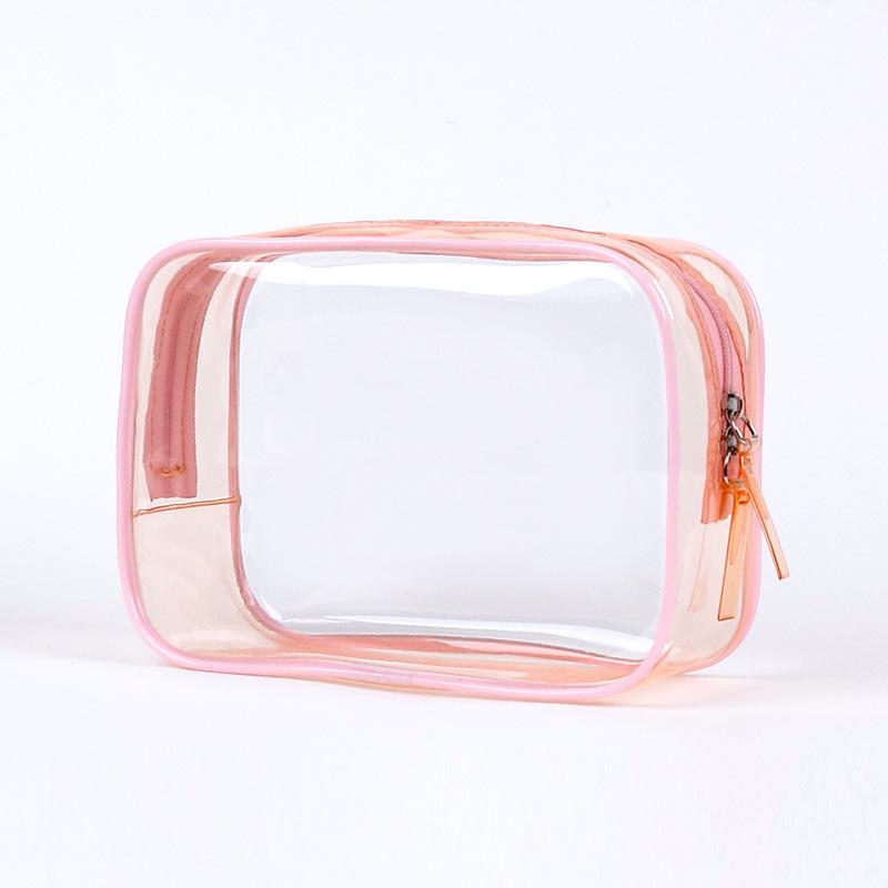 Transparent PVC Waterproof Makeup and Toiletries Bag, Portable for Travel, Customizable Logo, Multi-functional Storage. 17*6*12 cm рожевий
Transparent PVC Waterproof Makeup and Toiletries Bag, Portable for Travel, Customizable Logo, Multi-functional Storage. 17*6*12 cm рожевий