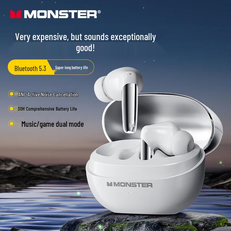 MONSTER GT12 Pro ANC Wireless In-Ear Earbuds
MONSTER GT12 Pro ANC Wireless In-Ear Earbuds