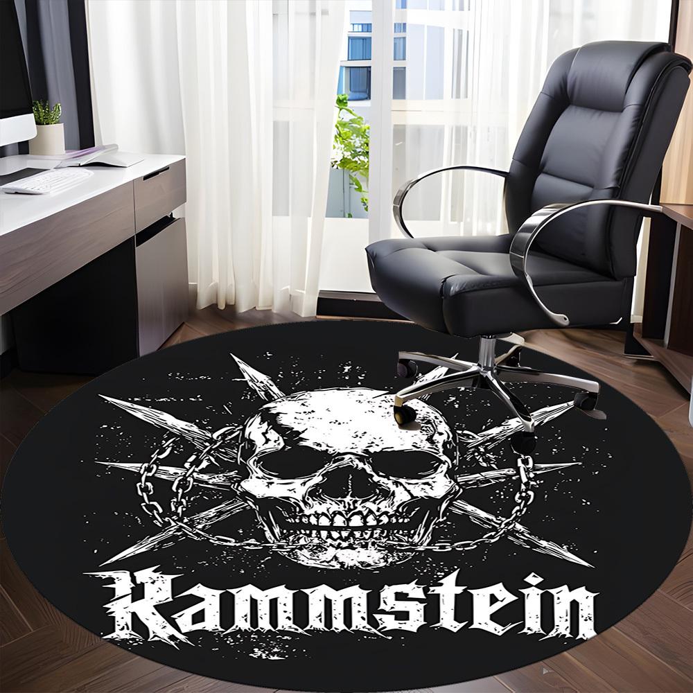 1 шт. Круглий килимок з логотипом гурту Rammstein для офісу, Нековзкий, М який та міцний офісний килимок для декору інтер єру, Ідеально підходить для офісу, Красива прикраса 150cm
1 шт. Круглий килимок з логотипом гурту Rammstein для офісу, Нековзкий, М який та міцний офісний килимок для декору інтер єру, Ідеально підходить для офісу, Красива прикраса 150cm