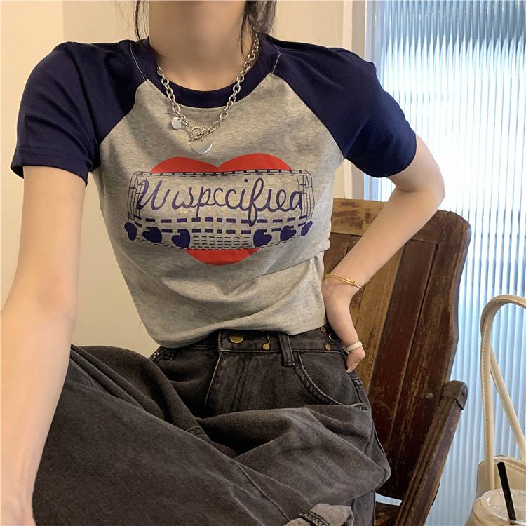 American Spice Girl T-shirt Women s ins trendy short slim-fitting and thin printed short-sleeved bottoming shirt Summer new top M серый
American Spice Girl T-shirt Women s ins trendy short slim-fitting and thin printed short-sleeved bottoming shirt Summer new top M серый