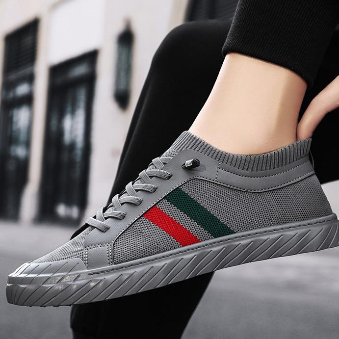Summer Fly-woven Men s Shoes Breathable Trendy Casual Shoes Versatile Board Shoes 44 сірий
Summer Fly-woven Men s Shoes Breathable Trendy Casual Shoes Versatile Board Shoes 44 сірий