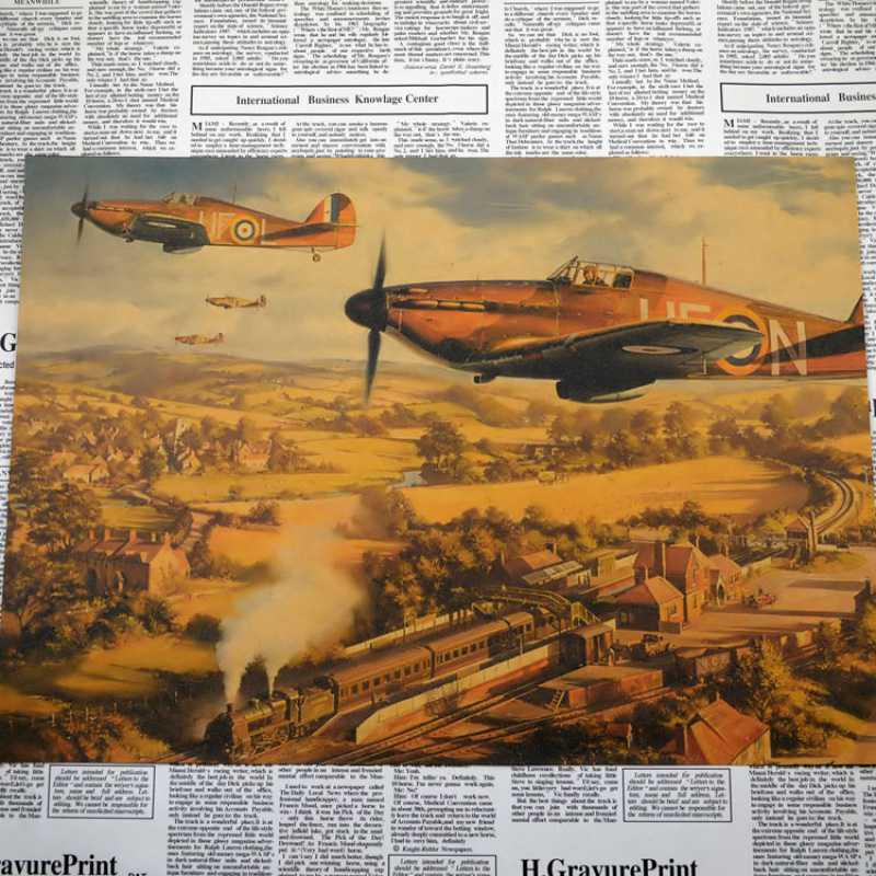 Vintage WW2 Fighter Aircraft Kraft Poster - Retro Bar & Dorm Decor White card paper (non-adhesive) 30*42 cm
Vintage WW2 Fighter Aircraft Kraft Poster - Retro Bar & Dorm Decor White card paper (non-adhesive) 30*42 cm