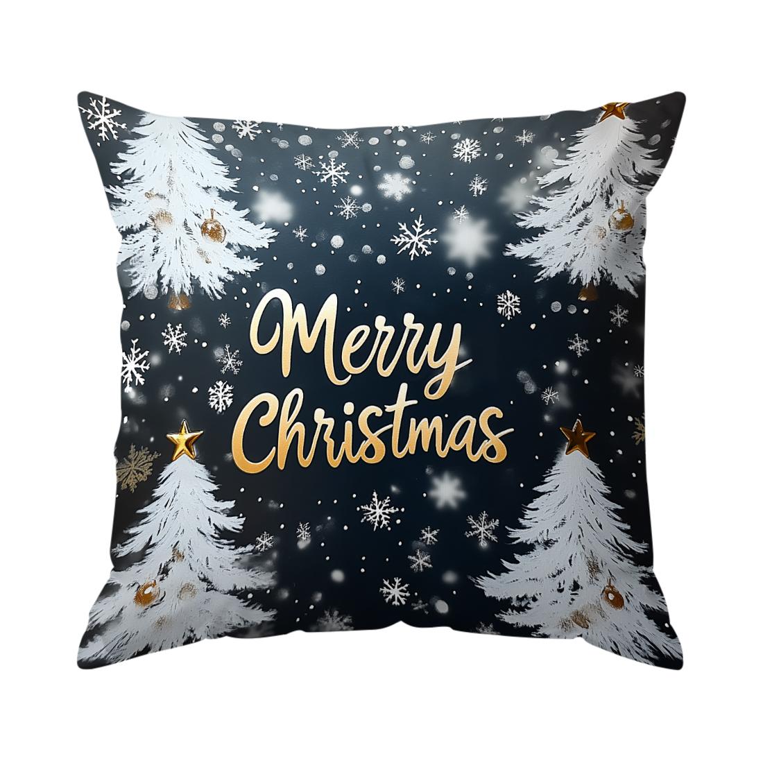 Merry Christmas Decorative Pillowcase 18X18 Inch Pillow Covers Throw Pillows Cushion Cases for Home Car Sofa Christmas Winter 450mm*450mm
Merry Christmas Decorative Pillowcase 18X18 Inch Pillow Covers Throw Pillows Cushion Cases for Home Car Sofa Christmas Winter 450mm*450mm