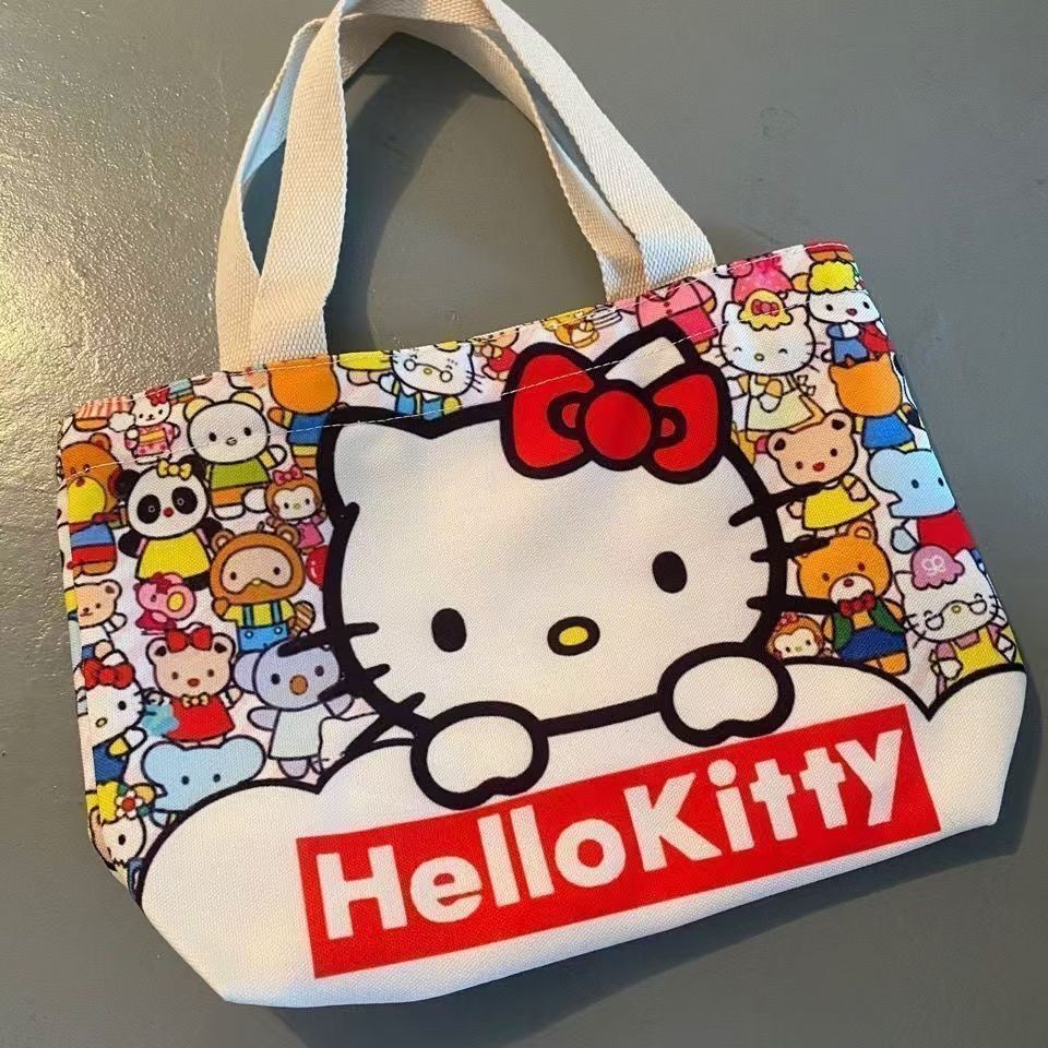 New Hello Kitty Tote Shopping Bag Large Capacity Cartoon Shoulder Student Canvas Bag Cat Print Shoulder Bag Kawaii Tote Handbag
New Hello Kitty Tote Shopping Bag Large Capacity Cartoon Shoulder Student Canvas Bag Cat Print Shoulder Bag Kawaii Tote Handbag
