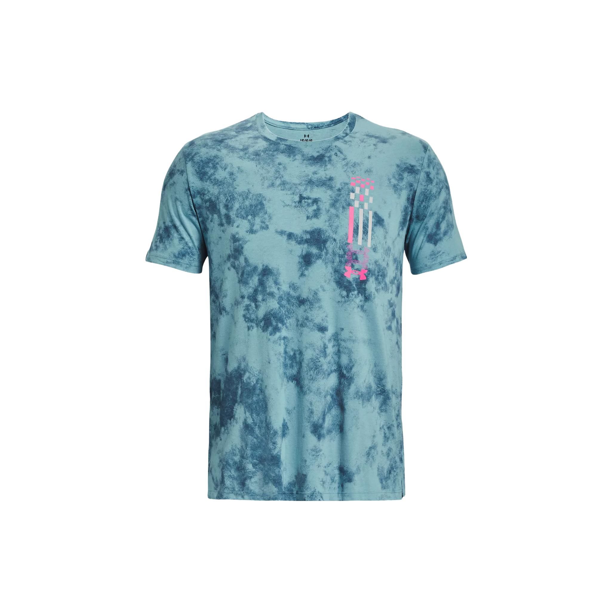 Under Armour Футболка с коротким рукавом для бега, мужская, Calm-Water-Blue 1377852-400 M
Under Armour Футболка с коротким рукавом для бега, мужская, Calm-Water-Blue 1377852-400 M