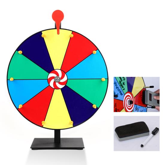 Yousheng Big Turntable Prize Wheel 12 дюймов с подставкой, вращающееся колесо рулетки для карнавалов, выставок, маркер для сухого стирания, ластик
Yousheng Big Turntable Prize Wheel 12 дюймов с подставкой, вращающееся колесо рулетки для карнавалов, выставок, маркер для сухого стирания, ластик