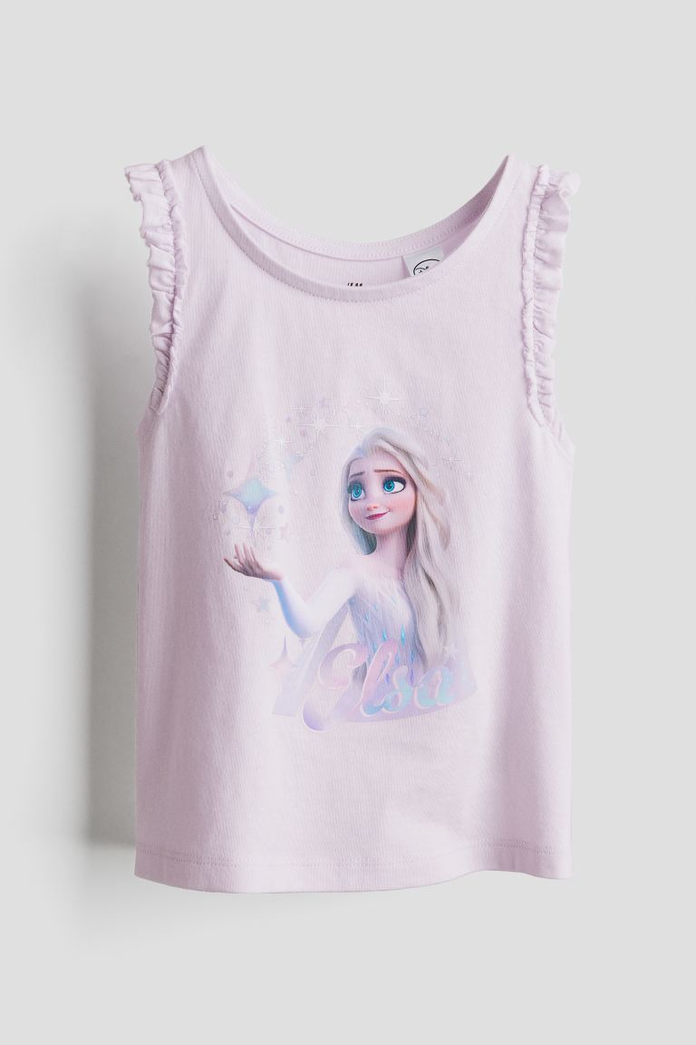 Топ без рукавов с оборкой HM Светло-фиолетовый Frozen
Топ без рукавов с оборкой HM Светло-фиолетовый Frozen