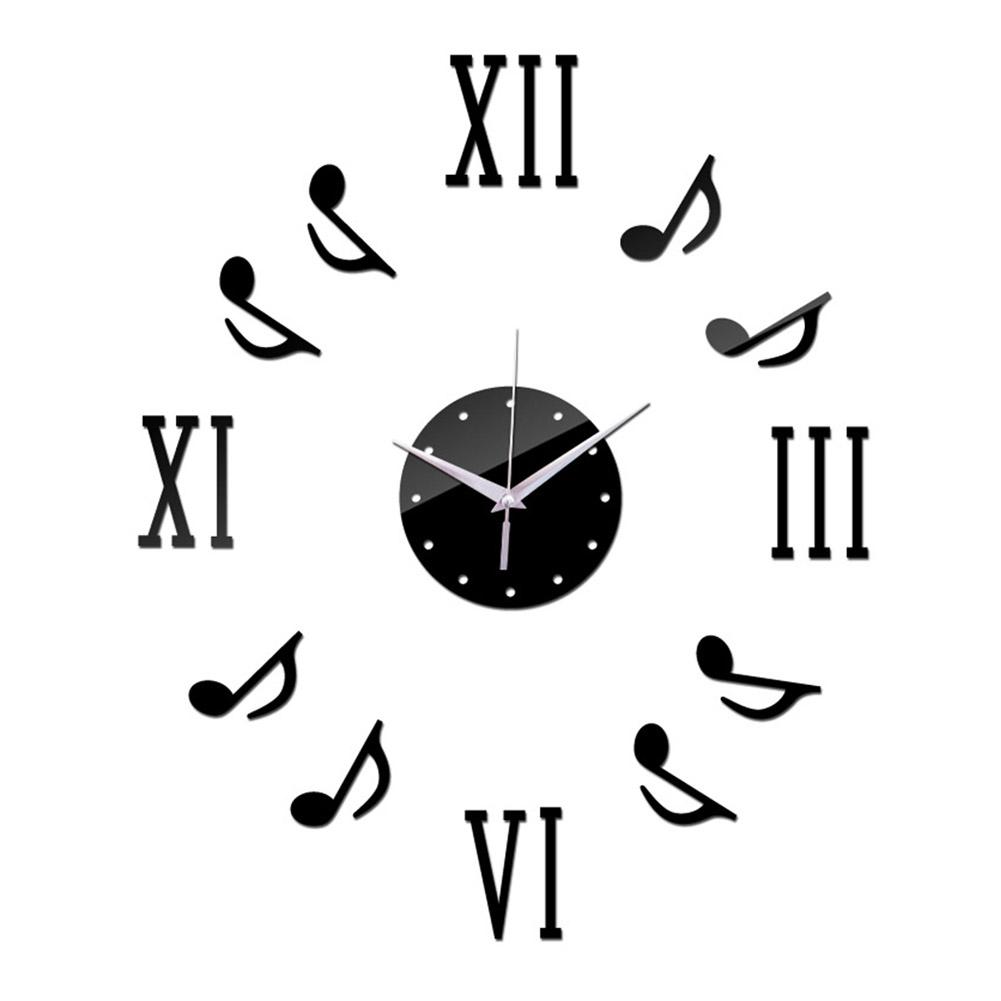 Сучасні DIY 3D Music Note Mirror Surface Wall Clock Art Sticker for Home Office Decor black#1
Сучасні DIY 3D Music Note Mirror Surface Wall Clock Art Sticker for Home Office Decor black#1