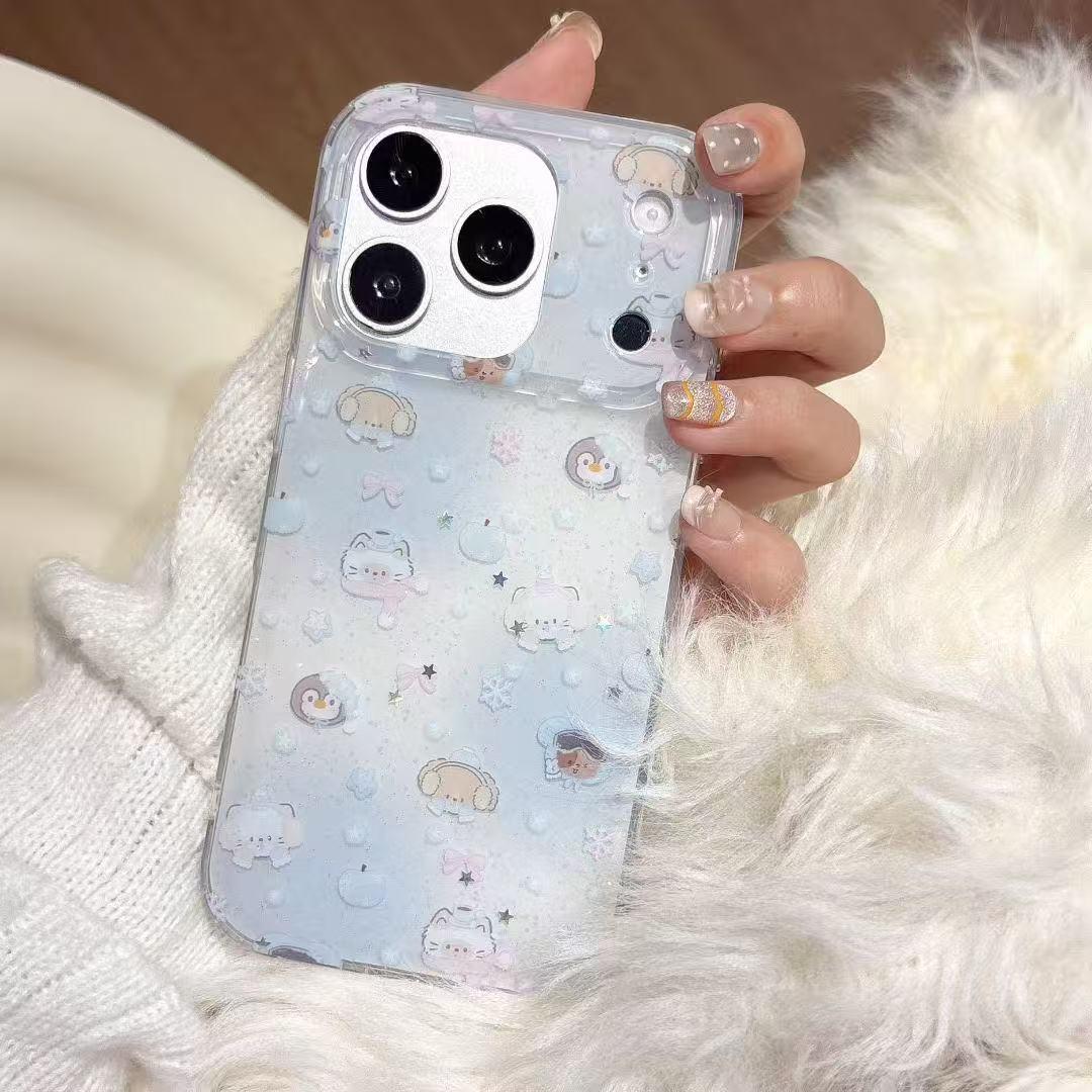 Snowflake Cartoon iPhone 17 Pro Max Case - Double Layer with Chain, Premium Feel for Women iPhone 15
Snowflake Cartoon iPhone 17 Pro Max Case - Double Layer with Chain, Premium Feel for Women iPhone 15