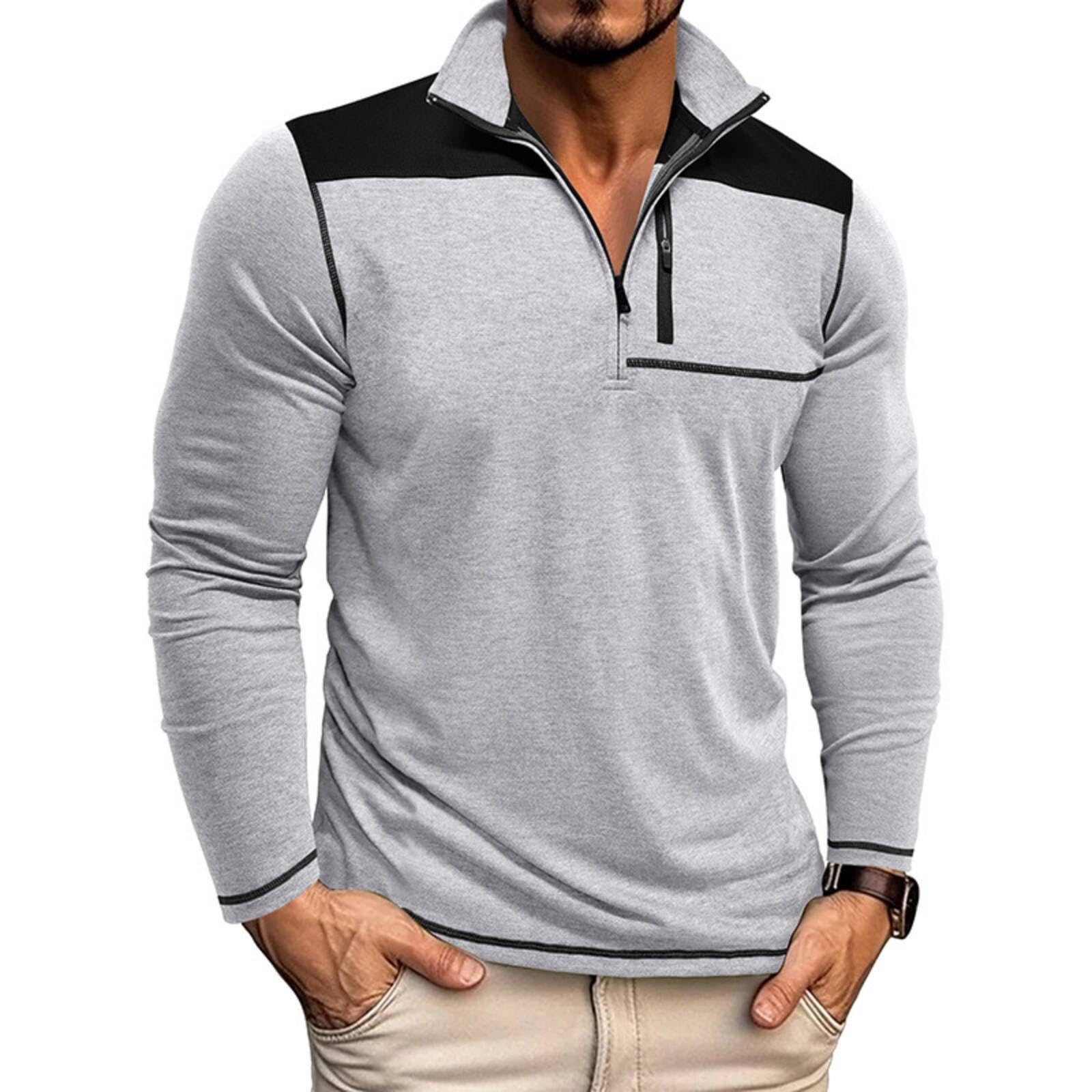 Men s Pullover Mock Neck Sweatshirts Athletic Casual Long Sleeve Golf Shirts S
Men s Pullover Mock Neck Sweatshirts Athletic Casual Long Sleeve Golf Shirts S