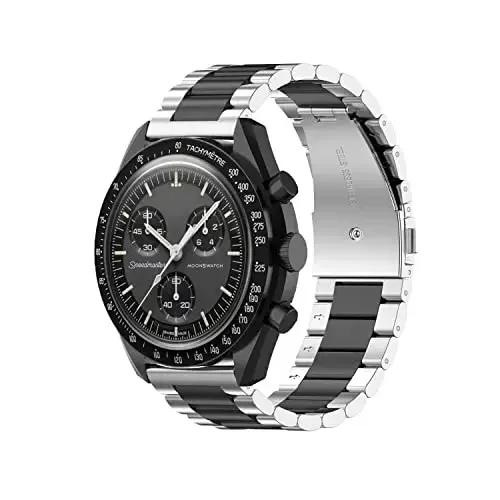Ремінець з нержавіючої сталі для спільної колекції Omega x Swatch MoonSwatch 20 мм Металева складана застібка Браслет на зап ястя Аксесуари для годинників Сріблястий 20mm
Ремінець з нержавіючої сталі для спільної колекції Omega x Swatch MoonSwatch 20 мм Металева складана застібка Браслет на зап ястя Аксесуари для годинників Сріблястий 20mm