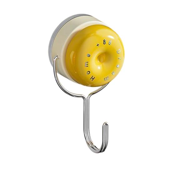 Suction Cup Wall Hook Reusable No Drill Hook with 180-degree Rotating Hook Design for Bathroom Kitchen жовтий
Suction Cup Wall Hook Reusable No Drill Hook with 180-degree Rotating Hook Design for Bathroom Kitchen жовтий