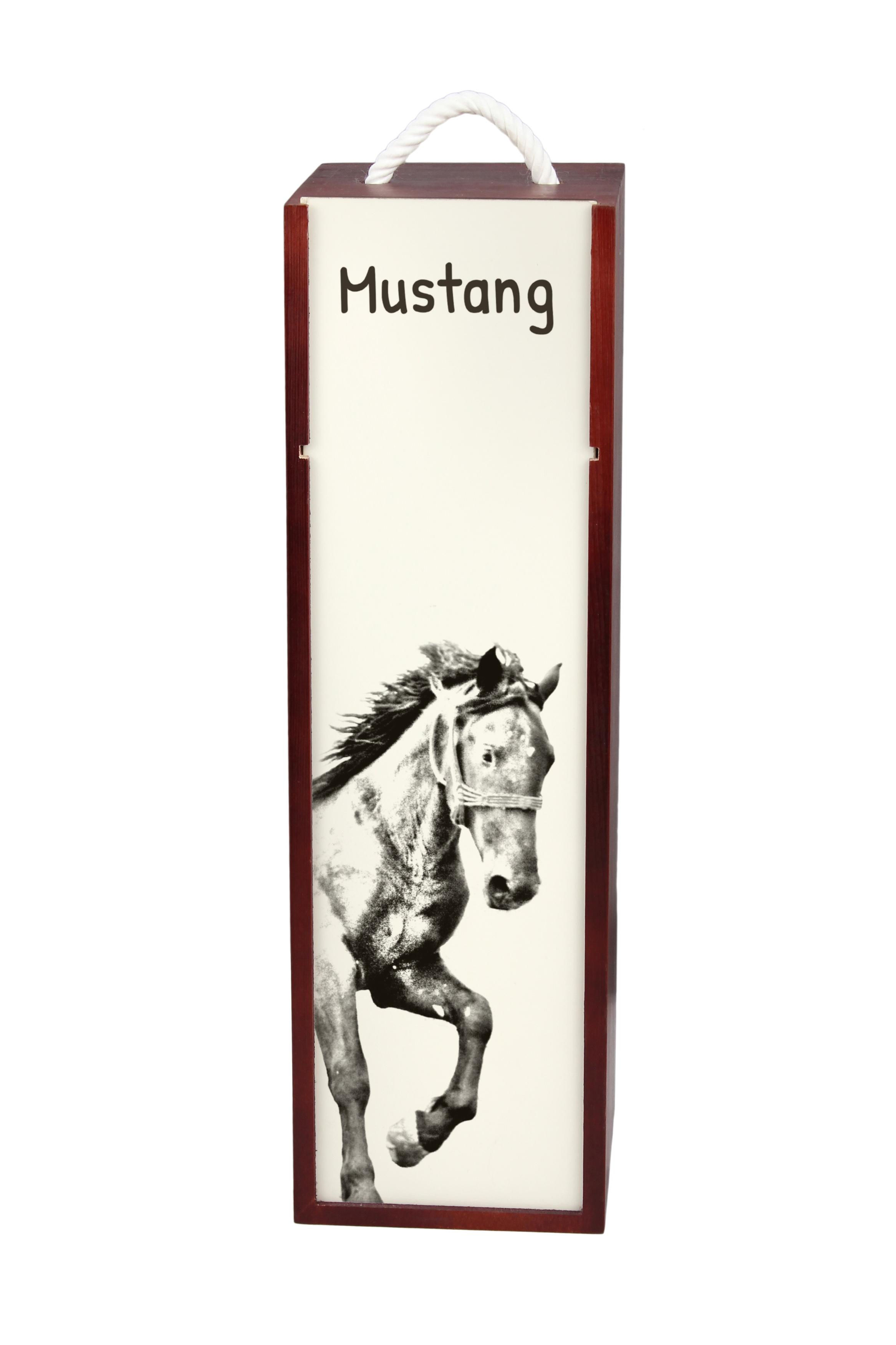 Mustang - wine box with a horse, alcohol box with graphics, personalized gift box from the Art-Dog brand коричневий
Mustang - wine box with a horse, alcohol box with graphics, personalized gift box from the Art-Dog brand коричневий