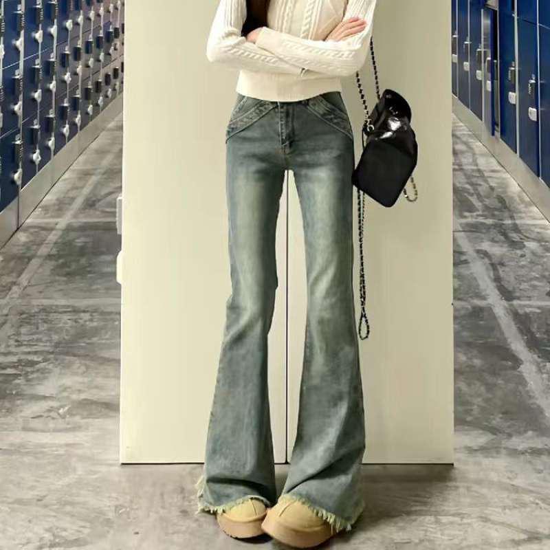 Stylish Retro Micro-Flare High-Waisted Slim Jeans for Women - Autumn Wide-Leg Design M
Stylish Retro Micro-Flare High-Waisted Slim Jeans for Women - Autumn Wide-Leg Design M