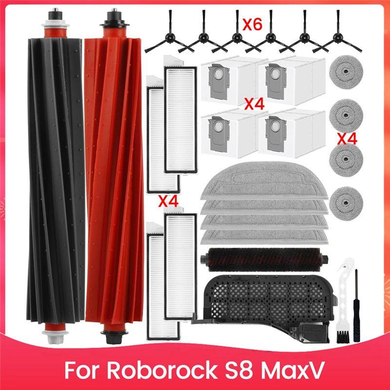 AEE4-Accessory Set For Roborock S8 Maxv Robot Vacuum Cleaner Main Brushes Dust Bags Wipes Side Wipers Filters Side Brushes
AEE4-Accessory Set For Roborock S8 Maxv Robot Vacuum Cleaner Main Brushes Dust Bags Wipes Side Wipers Filters Side Brushes