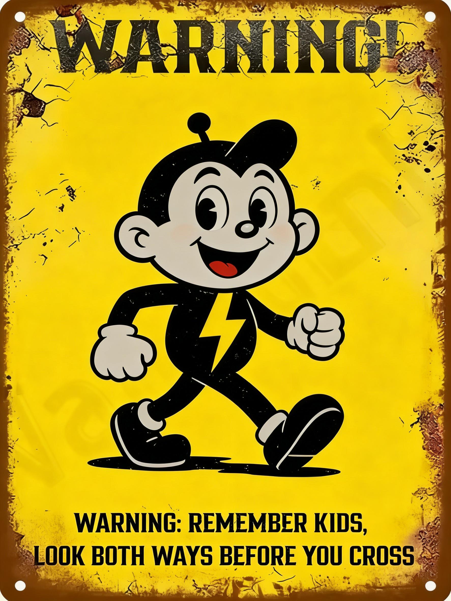 Vintage Safety Reminders A Series of Retro Warning Posters That Echo Timeless Lessons for Kids 20x30cm(7.8x11.8inch)
Vintage Safety Reminders A Series of Retro Warning Posters That Echo Timeless Lessons for Kids 20x30cm(7.8x11.8inch)