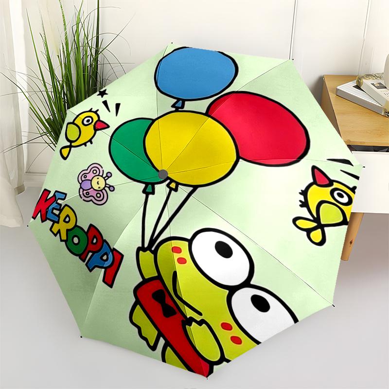 1pc Keroppi Balloon Adventure Automatic Folding Umbrella - Portable 3-Fold Design with Iron Frame, Perfect for Festivals, Travel, Daily Use, and Gifts
1pc Keroppi Balloon Adventure Automatic Folding Umbrella - Portable 3-Fold Design with Iron Frame, Perfect for Festivals, Travel, Daily Use, and Gifts