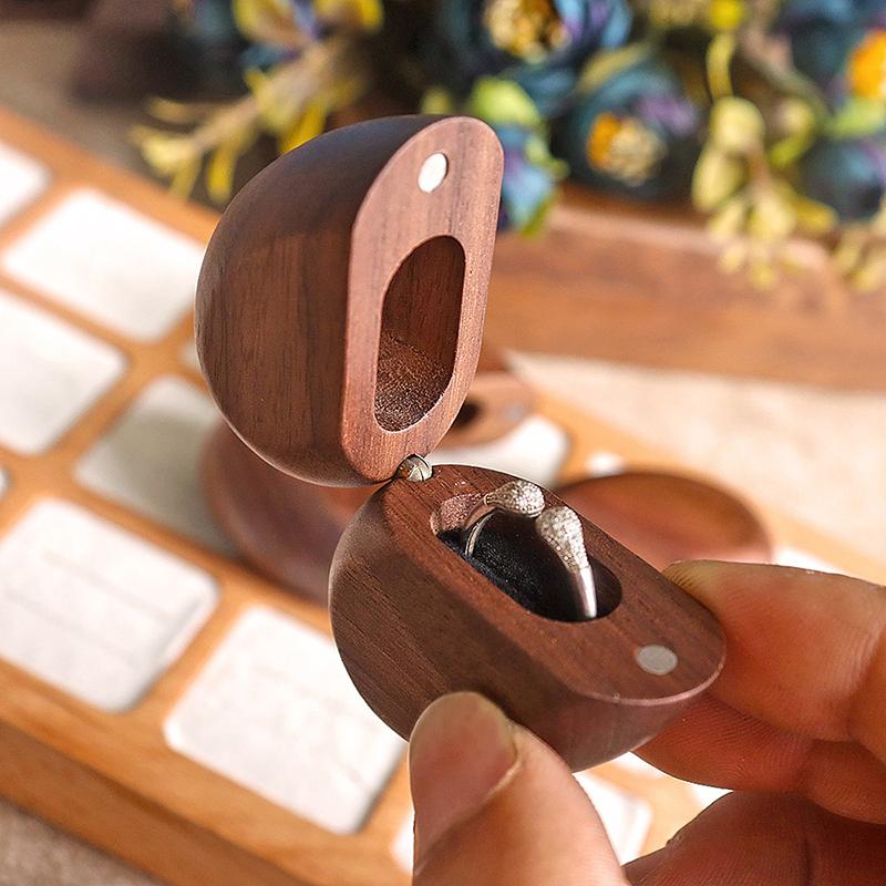 Romantic Heart Shaped Wooden Wedding Ring Proposal Box For Weddings Unique Jewelry Holder Gift OneSize
Romantic Heart Shaped Wooden Wedding Ring Proposal Box For Weddings Unique Jewelry Holder Gift OneSize