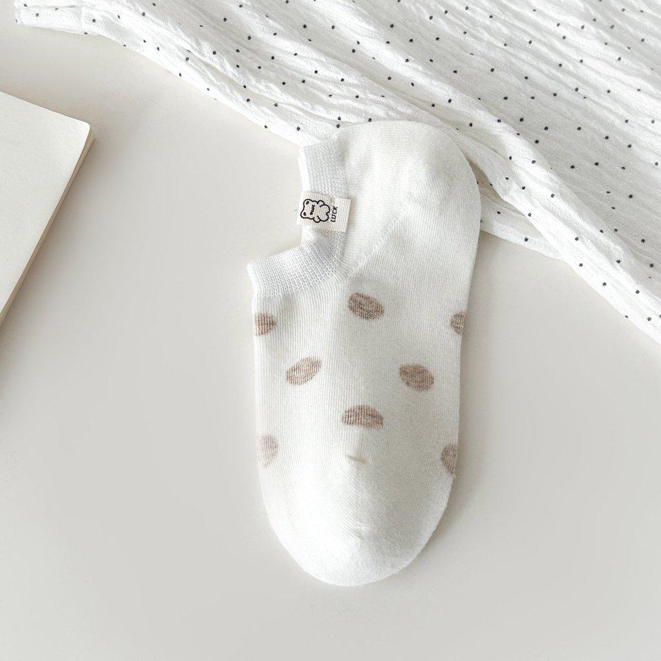 Little Bear Big Dots Non-Slip Low-Cut Silicone Socks - Breathable & Sweat-Absorbing Casual Short Socks One Size белый
Little Bear Big Dots Non-Slip Low-Cut Silicone Socks - Breathable & Sweat-Absorbing Casual Short Socks One Size белый