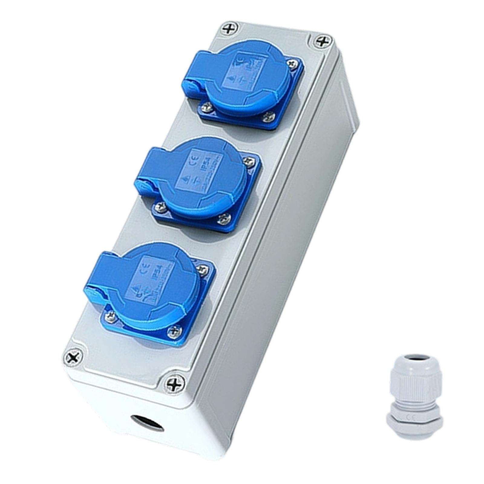 Multipurpose Waterproof Electrical Box Wall Distributor Socket Plastic Junction Box Outdoor Power Distributor Enduring
Multipurpose Waterproof Electrical Box Wall Distributor Socket Plastic Junction Box Outdoor Power Distributor Enduring