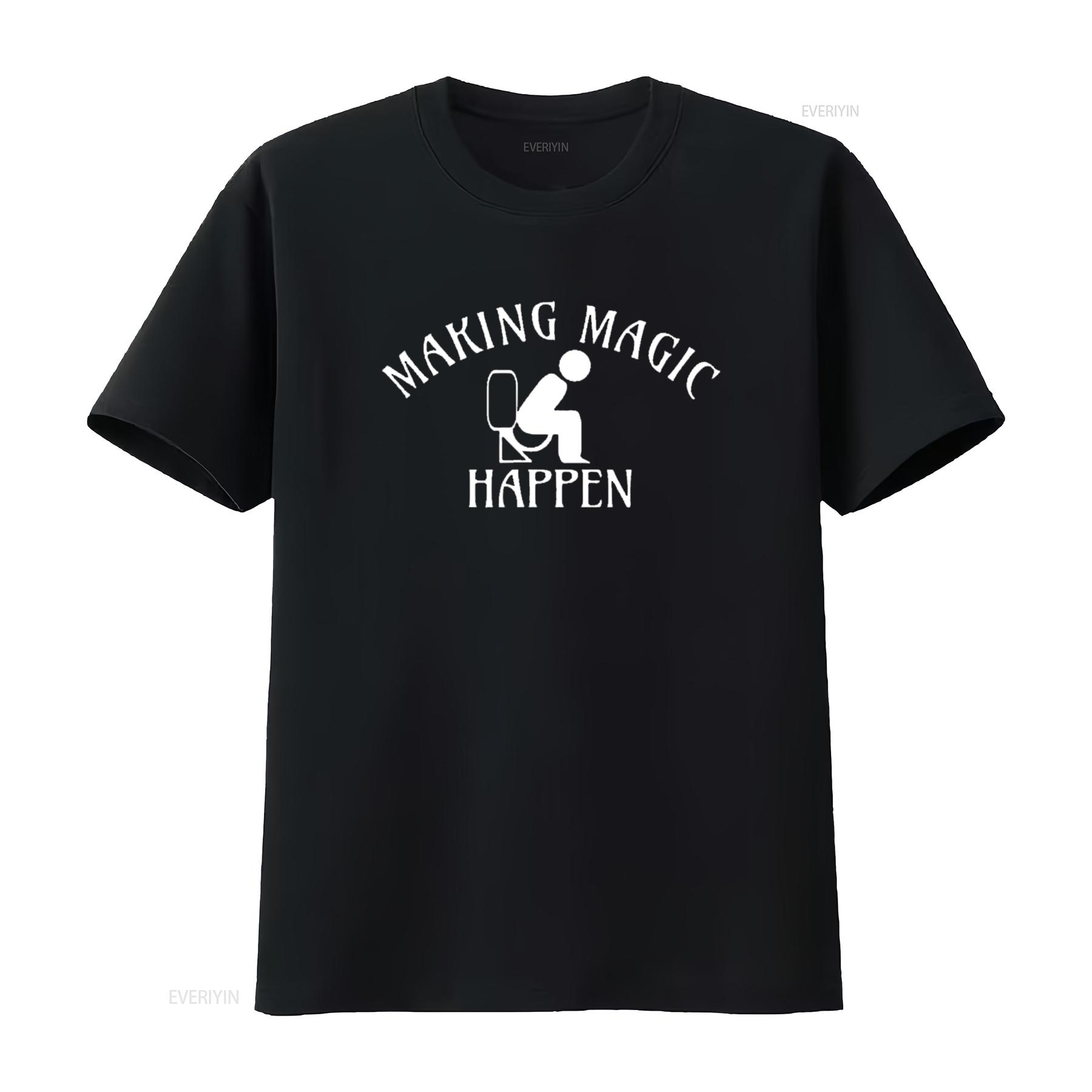 Funny Making Magic Joke For Men Offensive Humor T Shirt Black 2X Large vintage Washed Top For Everyday Wear Casual Versatile 4XL
Funny Making Magic Joke For Men Offensive Humor T Shirt Black 2X Large vintage Washed Top For Everyday Wear Casual Versatile 4XL
