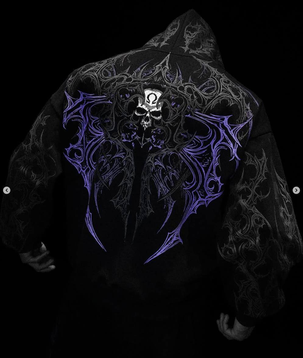 Dark Style Men s Hoodie - Trendy American Sportswear for Autumn/Winter Large фіолетовий/чорний
Dark Style Men s Hoodie - Trendy American Sportswear for Autumn/Winter Large фіолетовий/чорний