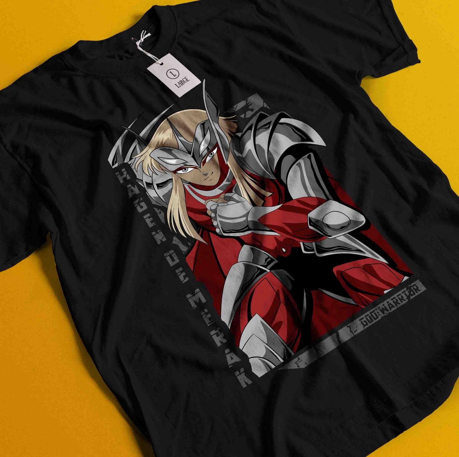 Saint Seiya T-Shirt Mens Womens Tees Top knights Of the Zodiac Hyoga Ikki Shun Anime Manga Tee Unisex M
Saint Seiya T-Shirt Mens Womens Tees Top knights Of the Zodiac Hyoga Ikki Shun Anime Manga Tee Unisex M