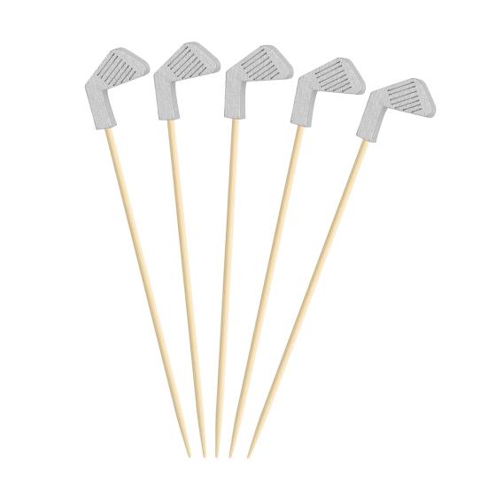 Golf Cocktail Picks 4.7 Inches Fruit Picks with Golf Club Head Top Appetizers Toothpicks for Sandwiches Burgers Cheese Olives 100pcs
Golf Cocktail Picks 4.7 Inches Fruit Picks with Golf Club Head Top Appetizers Toothpicks for Sandwiches Burgers Cheese Olives 100pcs