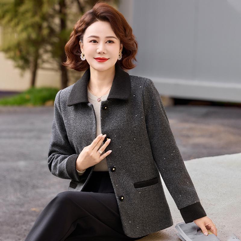 Spring 2026 Stylish Woolen Coat for Middle-aged Women - Casual Spring and Autumn Top 5XL (up to 155 lbs)
Spring 2026 Stylish Woolen Coat for Middle-aged Women - Casual Spring and Autumn Top 5XL (up to 155 lbs)