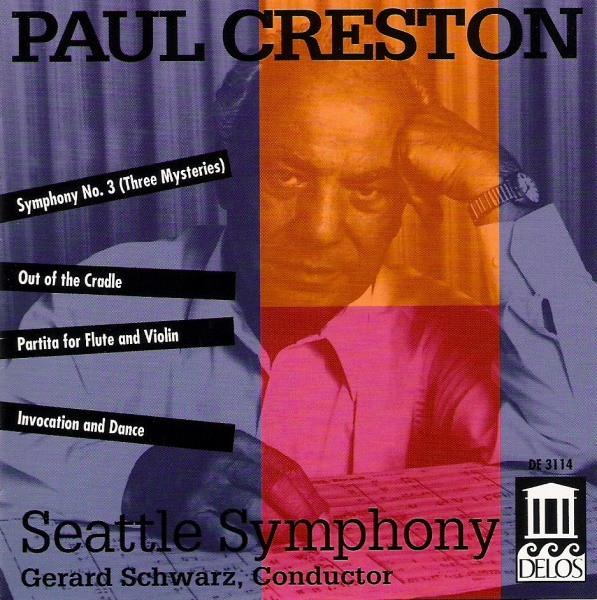 CD PAUL CRESTON - SEATTLE SYMPHONY ORC - Symphony No. 3 (Three Mysteries) / DE3114 Delos 1992 US Classical Used
CD PAUL CRESTON - SEATTLE SYMPHONY ORC - Symphony No. 3 (Three Mysteries) / DE3114 Delos 1992 US Classical Used