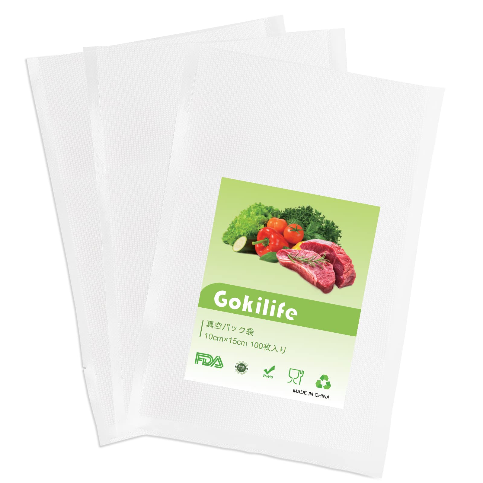Gokilife Вакуумная упаковка 10 x 15 см x 100 штук Вакуумная упаковочная машина Вакуумная упаковка Вакуумный винил Вакуумная упаковка Специальная антибактериальная пищевая низкая
Gokilife Вакуумная упаковка 10 x 15 см x 100 штук Вакуумная упаковочная машина Вакуумная упаковка Вакуумный винил Вакуумная упаковка Специальная антибактериальная пищевая низкая